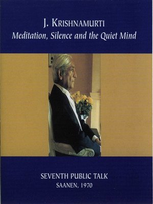cover image of Meditation Silence and the Quiet Mind